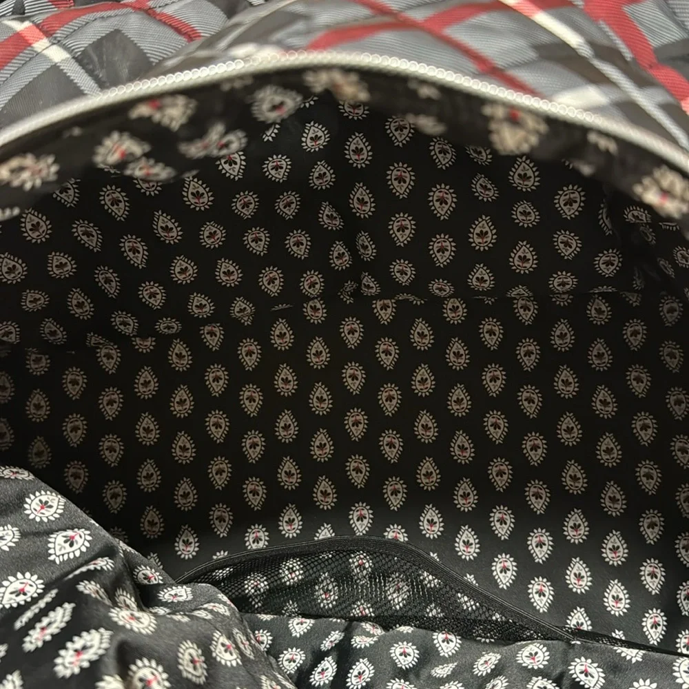 Vera Bradley Plaid Large Travel
Duffle Bag - Paris Plaid Performance - Picture 6 of 17